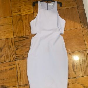 Gorgeous lavender Elizabeth and James cut out dress